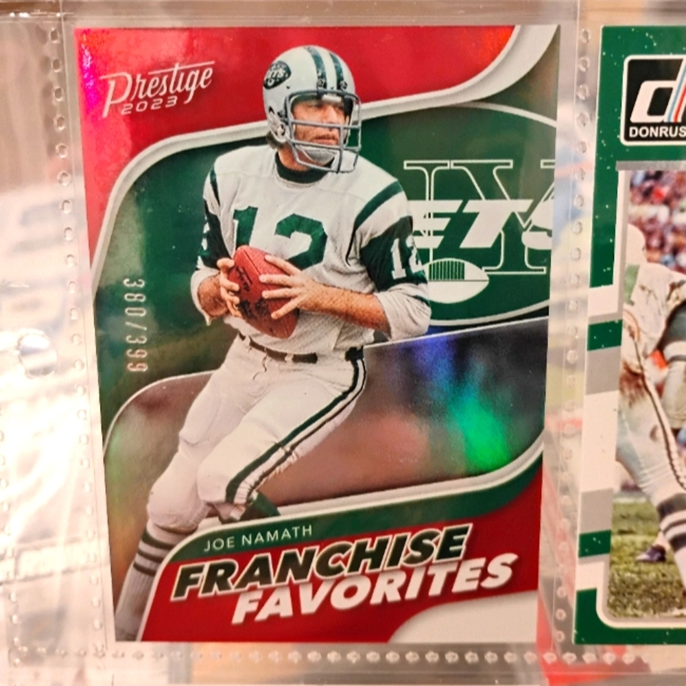 Joe Namath 9 Card Set
